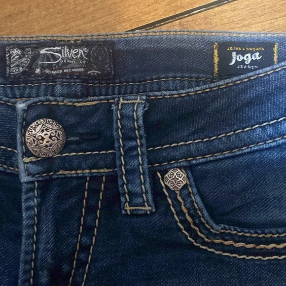 Silver joga skinny jeans - Picture 3 of 7